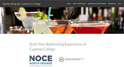 Desktop Screenshot of bartendingexperience.com