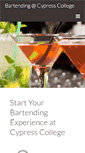 Mobile Screenshot of bartendingexperience.com
